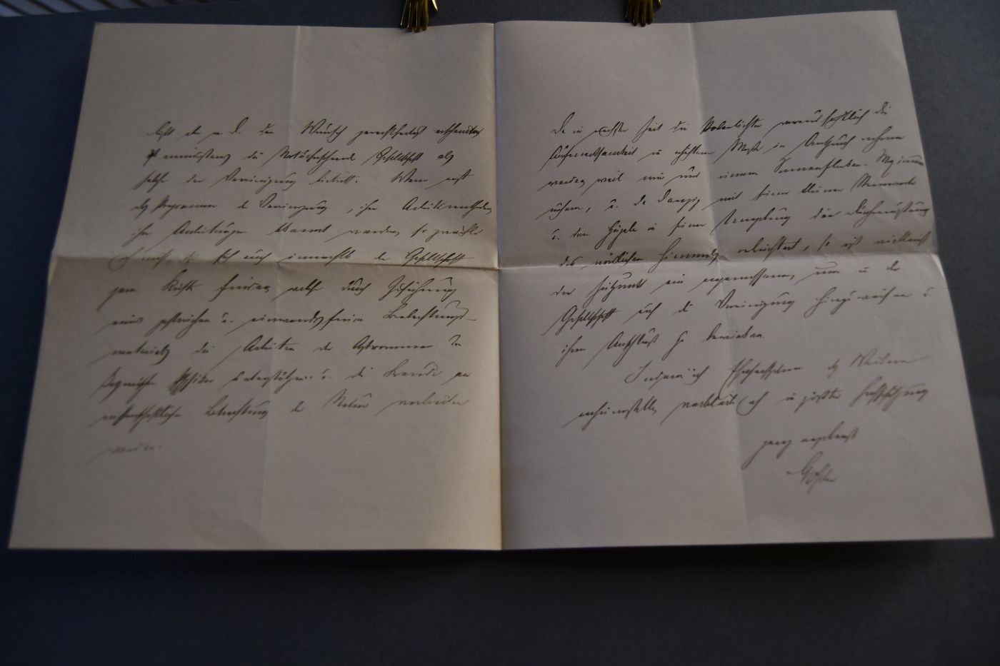 Handschriftlicher Brief des Oberpräsidenten der Provinz Westpreußen Gustav Konrad Heinrich von Goßler (1838-1902) an den Danziger Lehrer und Botaniker Konrad Lakowitz (1859-1945) vom 20. Dezember 1891.