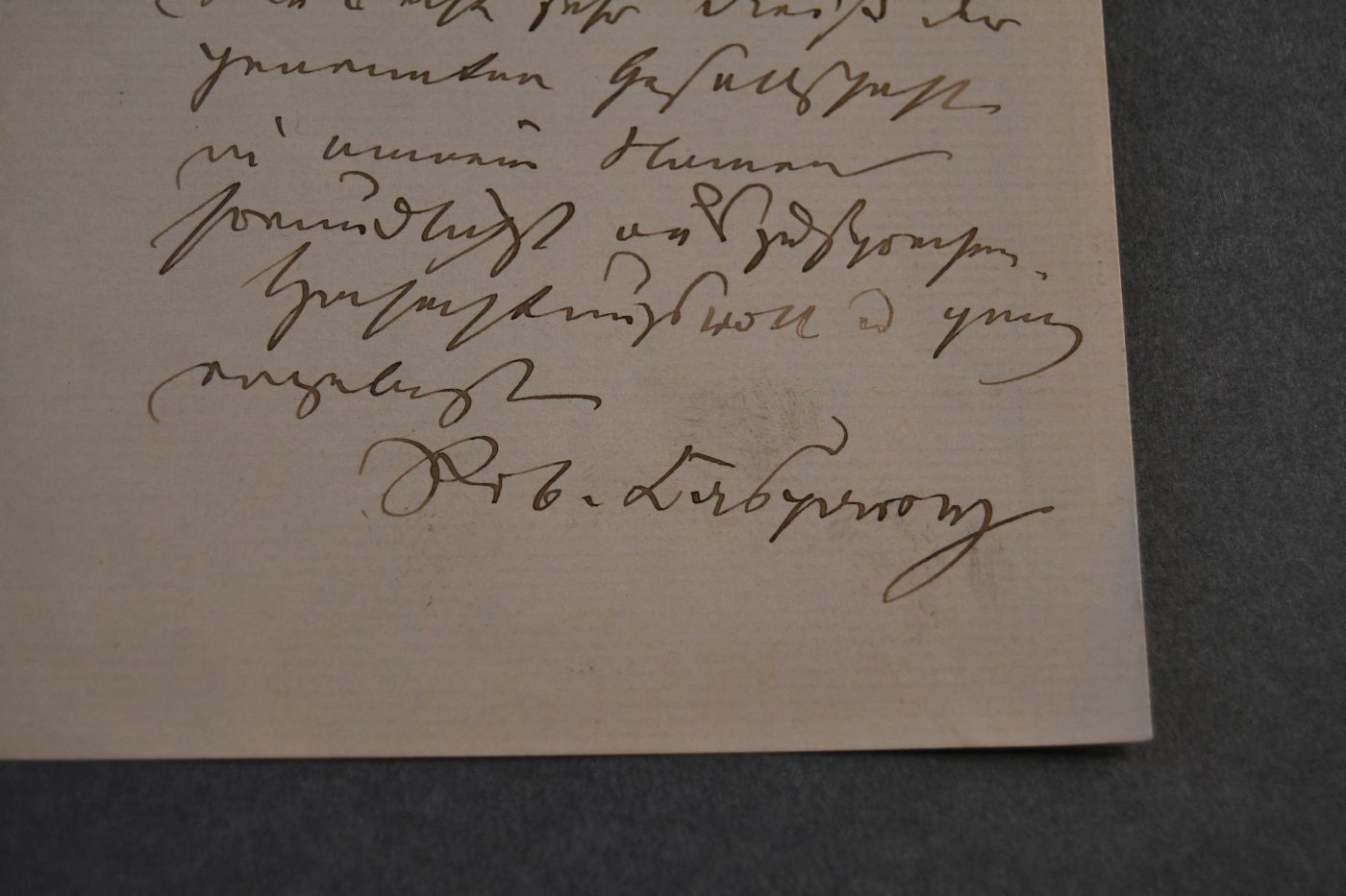 Handschriftlicher Brief deutschen Botanikers Robert Caspary (1818-1887) an den Danziger Lehrer und Botaniker Konrad Lakowitz (1859-1945) vom 28. Dezember 1883.
