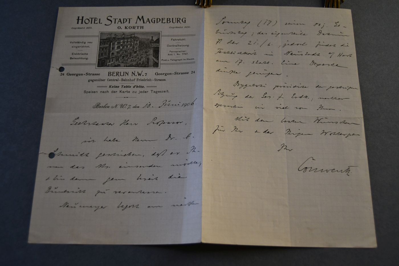 Konvolut von 14 handschriftlichen Briefen des deutschen Botanikers Hugo Wilhelm Conwentz (1855-1922) überwiegend an den Danziger Lehrer und Botaniker Konrad Lakowitz (1859-1945) zwischen 1896 und 1919.