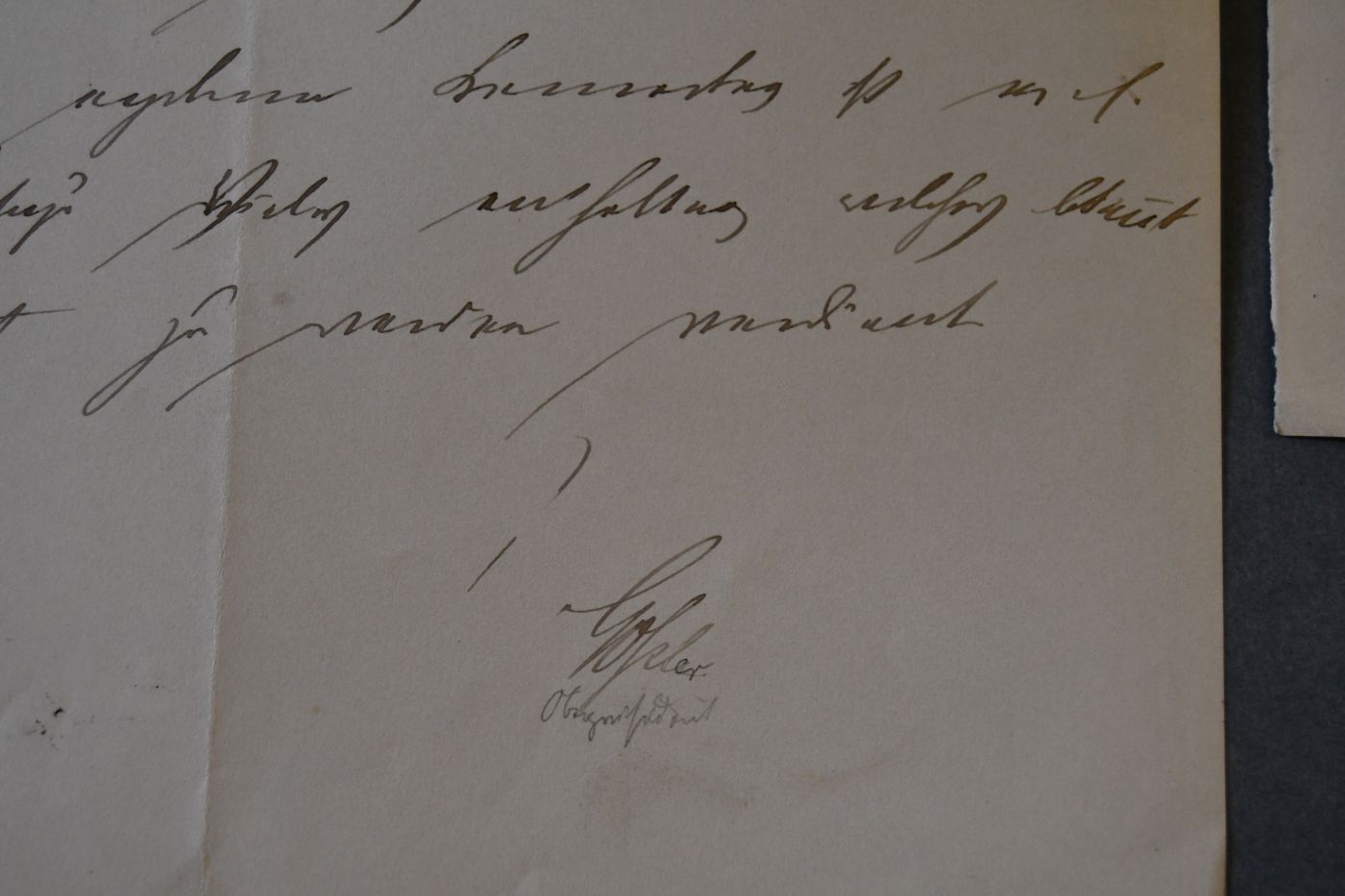 Handschriftliche Briefe des Oberpräsidenten der Provinz Westpreußen Gustav Konrad Heinrich von Goßler (1838-1902) an den Danziger Lehrer und Botaniker Konrad Lakowitz (1859-1945) vom 4. Juli 1892 und vom 16. Januar 1893.