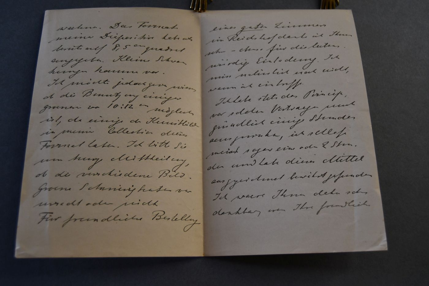 Handschriftlicher Brief des deutschen Mediziners und Anthropologen Hermann Klaatsch (1863-1916) vom 26. März 1912 an den Danziger Lehrer und Botaniker Konrad Lakowitz (1859-1938).