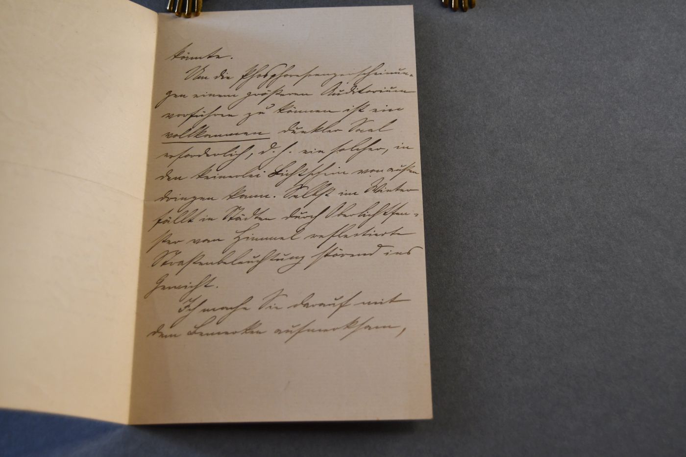 Handschriftlicher Brief des deutschen Chemikers Willy Marckwald (1864-1942) vom 12. November 1904 an den Danziger Lehrer und Botaniker Konrad Lakowitz (1859-1945).
