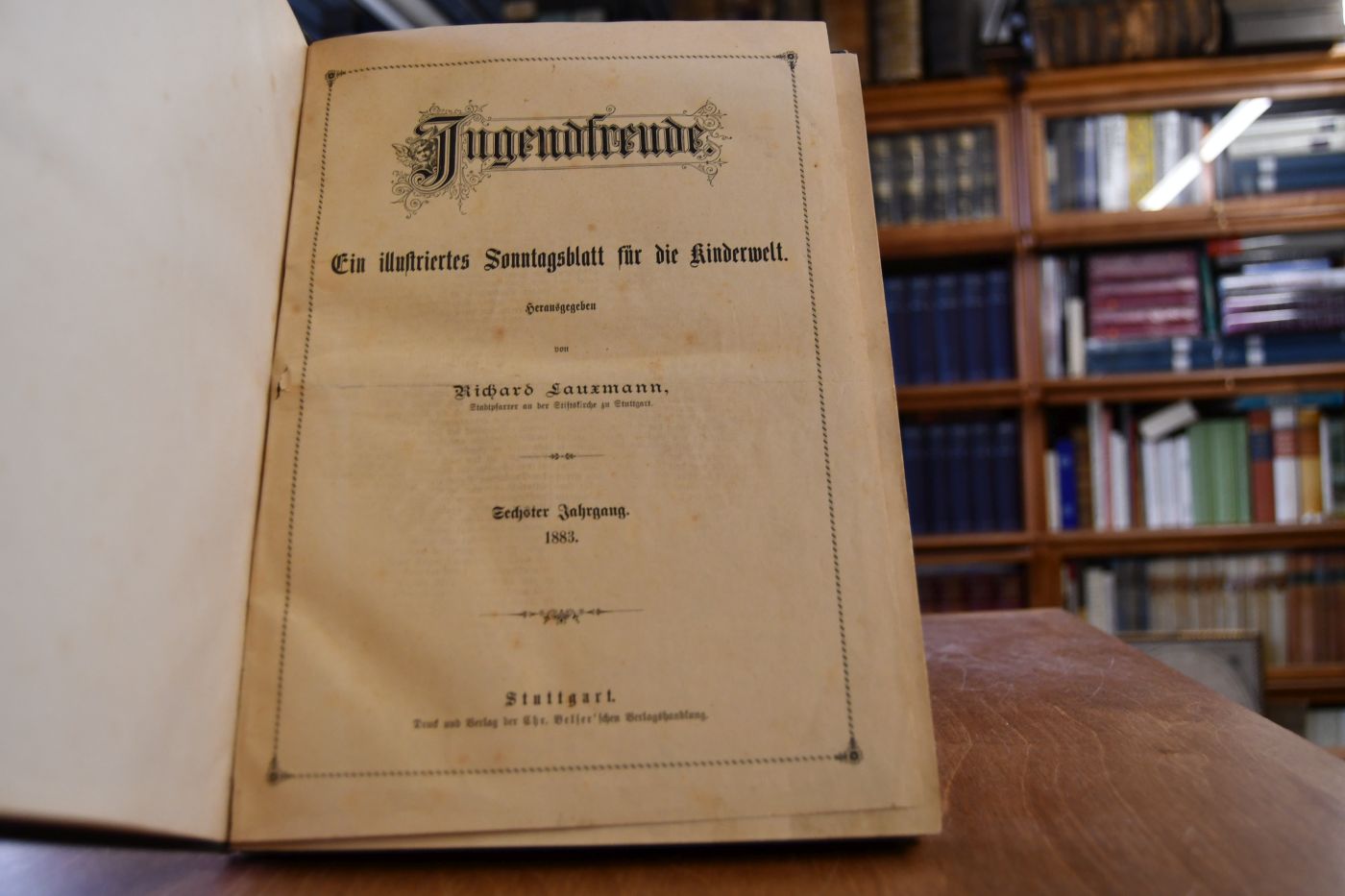 Jugendfreude. Ein illustriertes Sonntagsblatt für die Kinderwelt. 6. Jahrgang 1883.