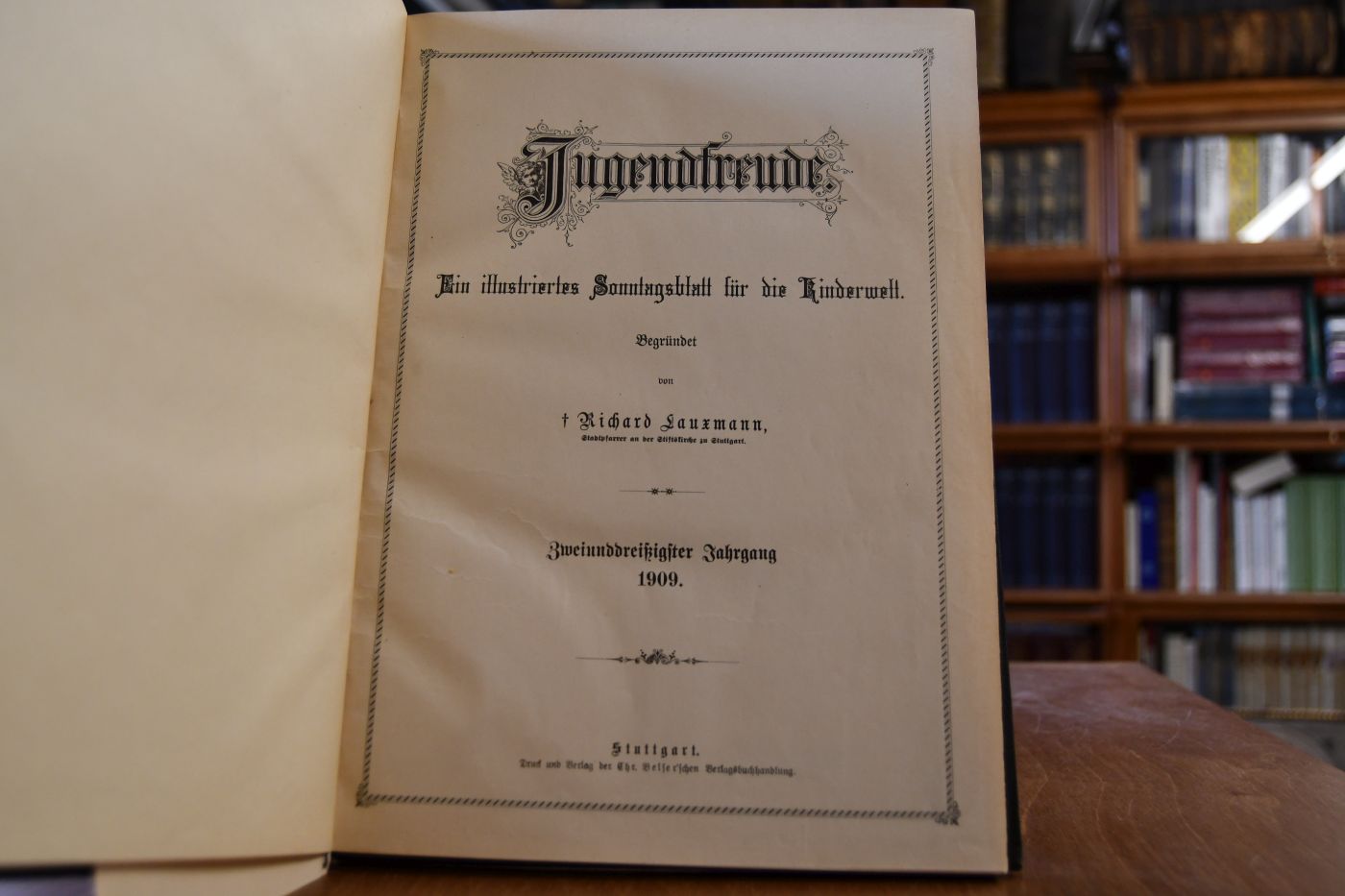 Jugendfreude. Ein illustriertes Sonntagsblatt für die Kinderwelt. 32. Jahrgang 1909.