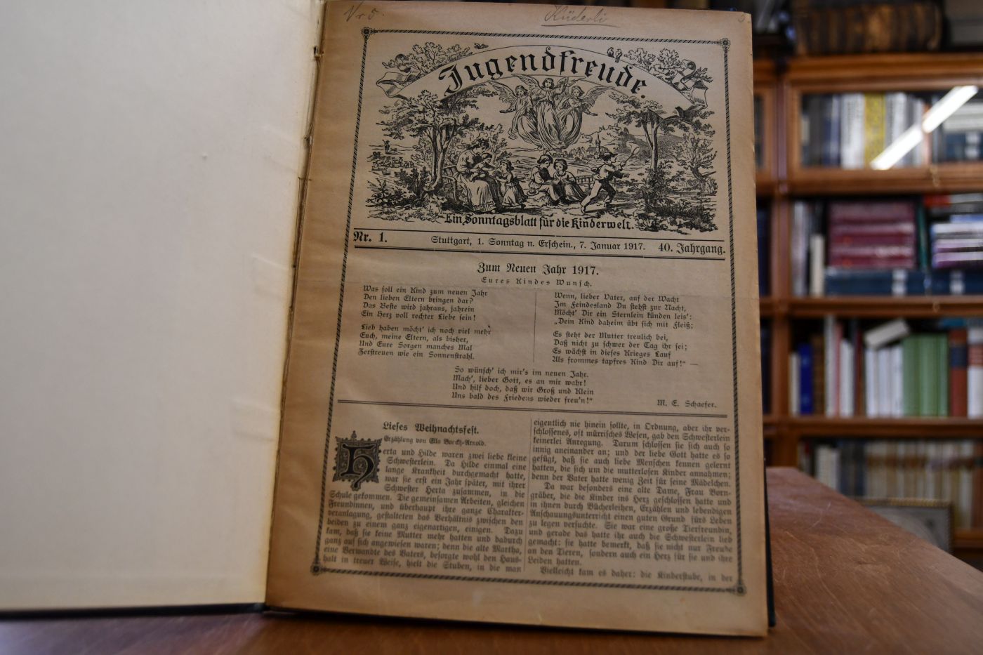 Jugendfreude. Ein illustriertes Sonntagsblatt für die Kinderwelt. 40. Jahrgang 1917.