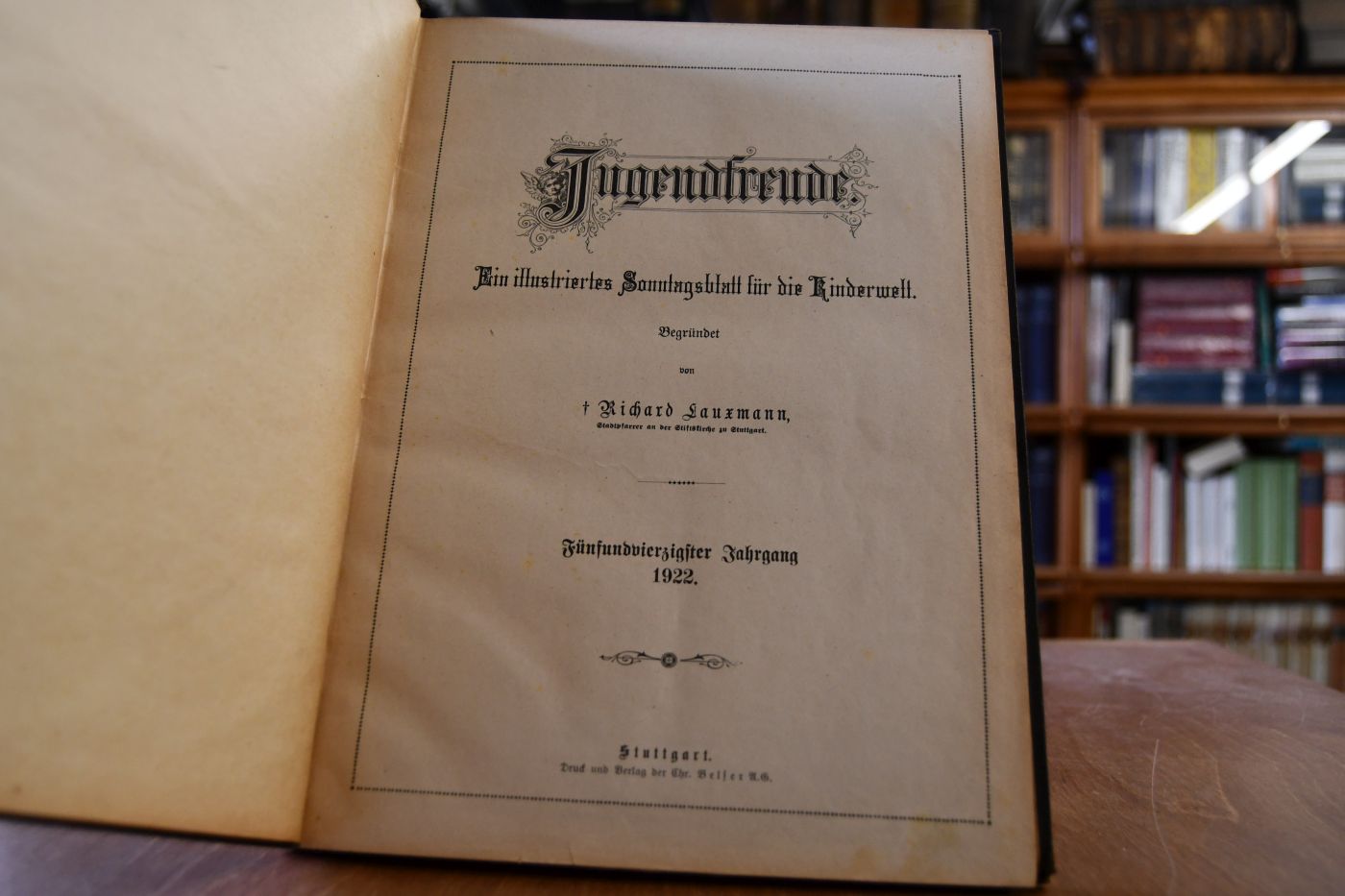 Jugendfreude. Ein illustriertes Sonntagsblatt für die Kinderwelt. 45. Jahrgang 1922.