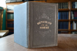 Karte von Deutschland u. der Schweiz, entworfen...