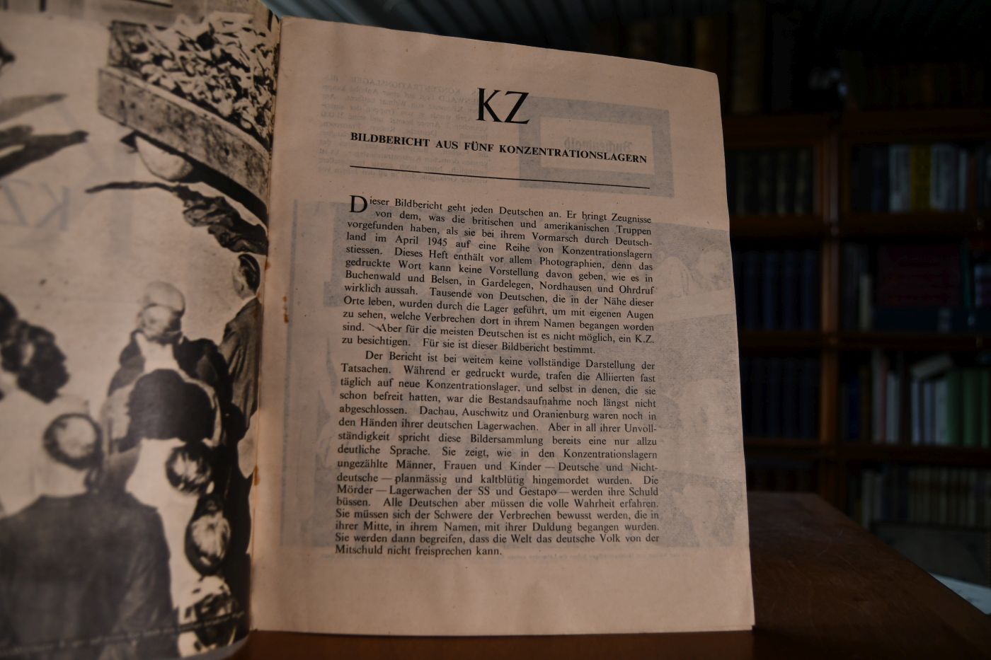 KZ. Bildbericht aus fünf Konzentrationslagern.