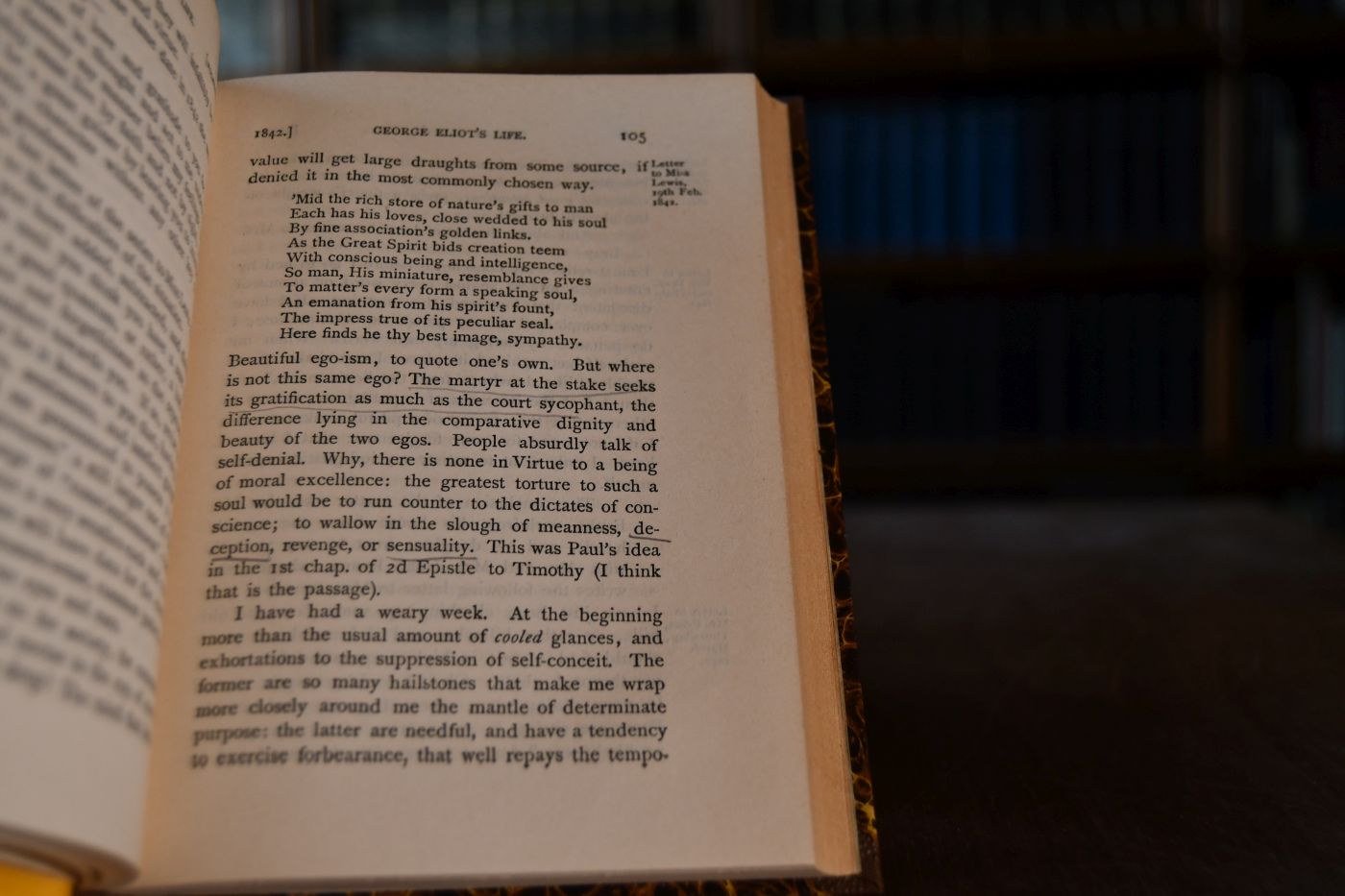 George Eliot`s Life as related in her letters and journals. 4 Bde. (komplett).