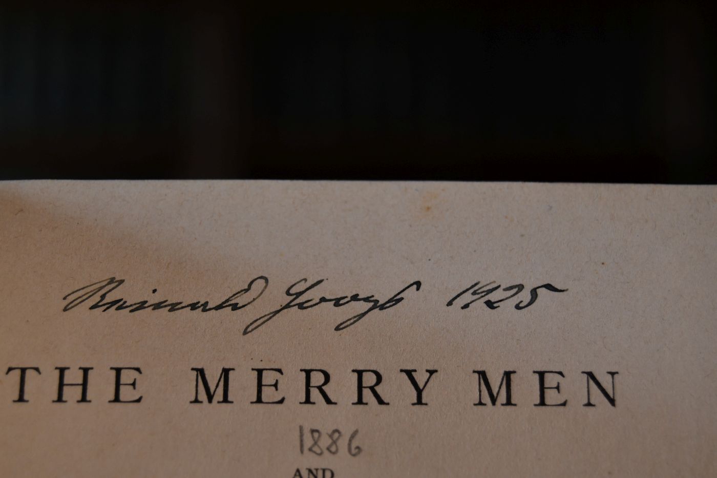 The merry men and other tales and fables.