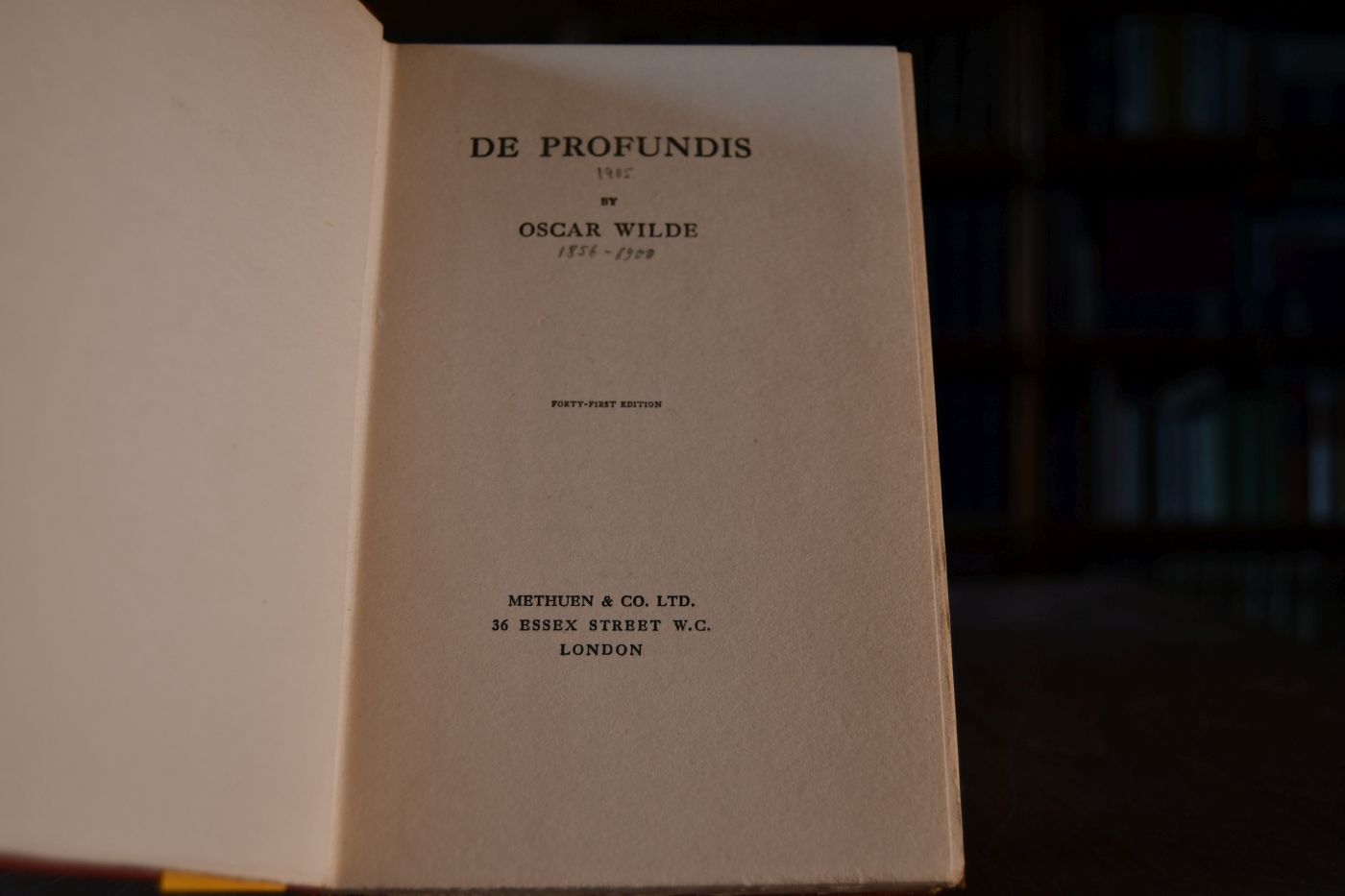 De profundis.