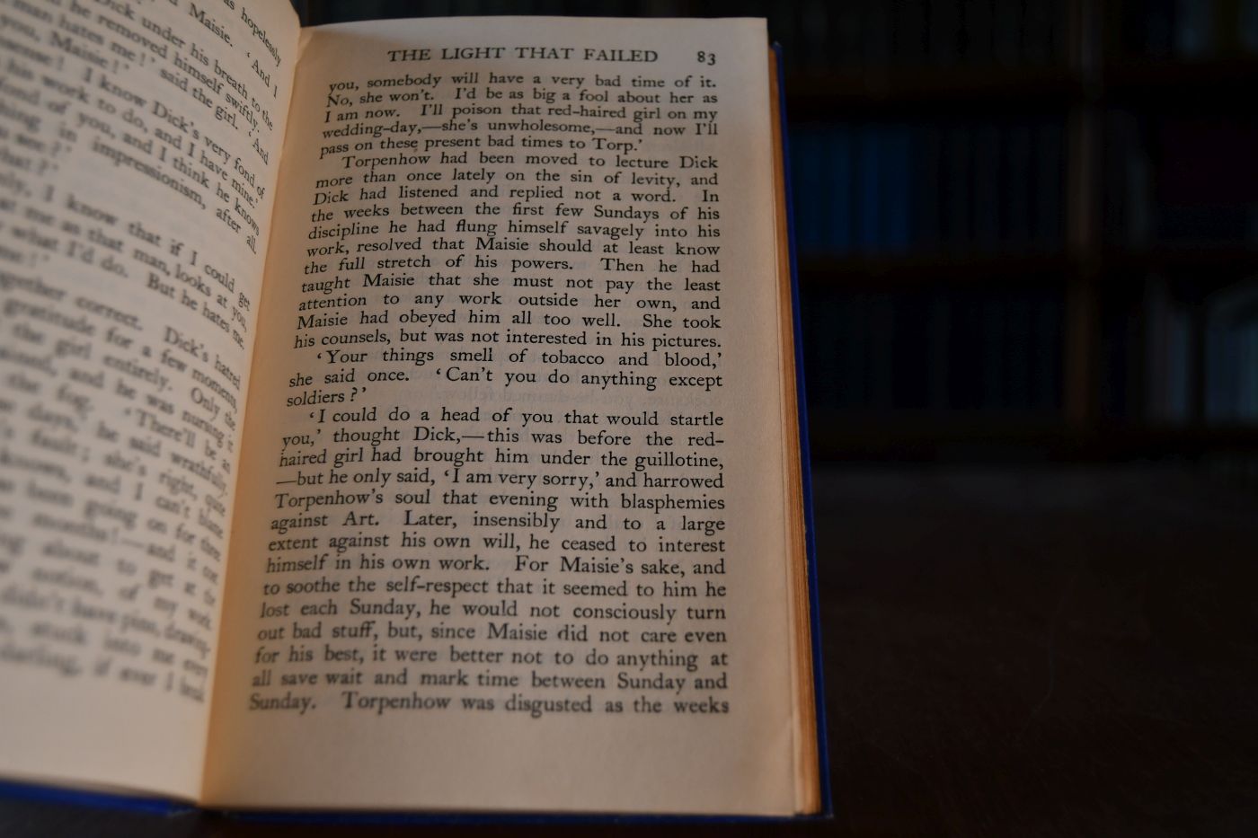 The light that failed.