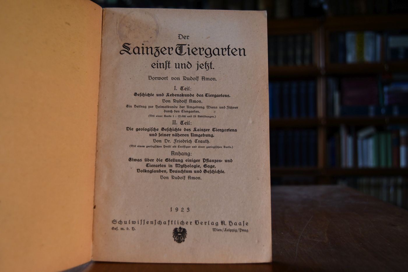 Der Lainzer Tiergarten einst und jetzt.