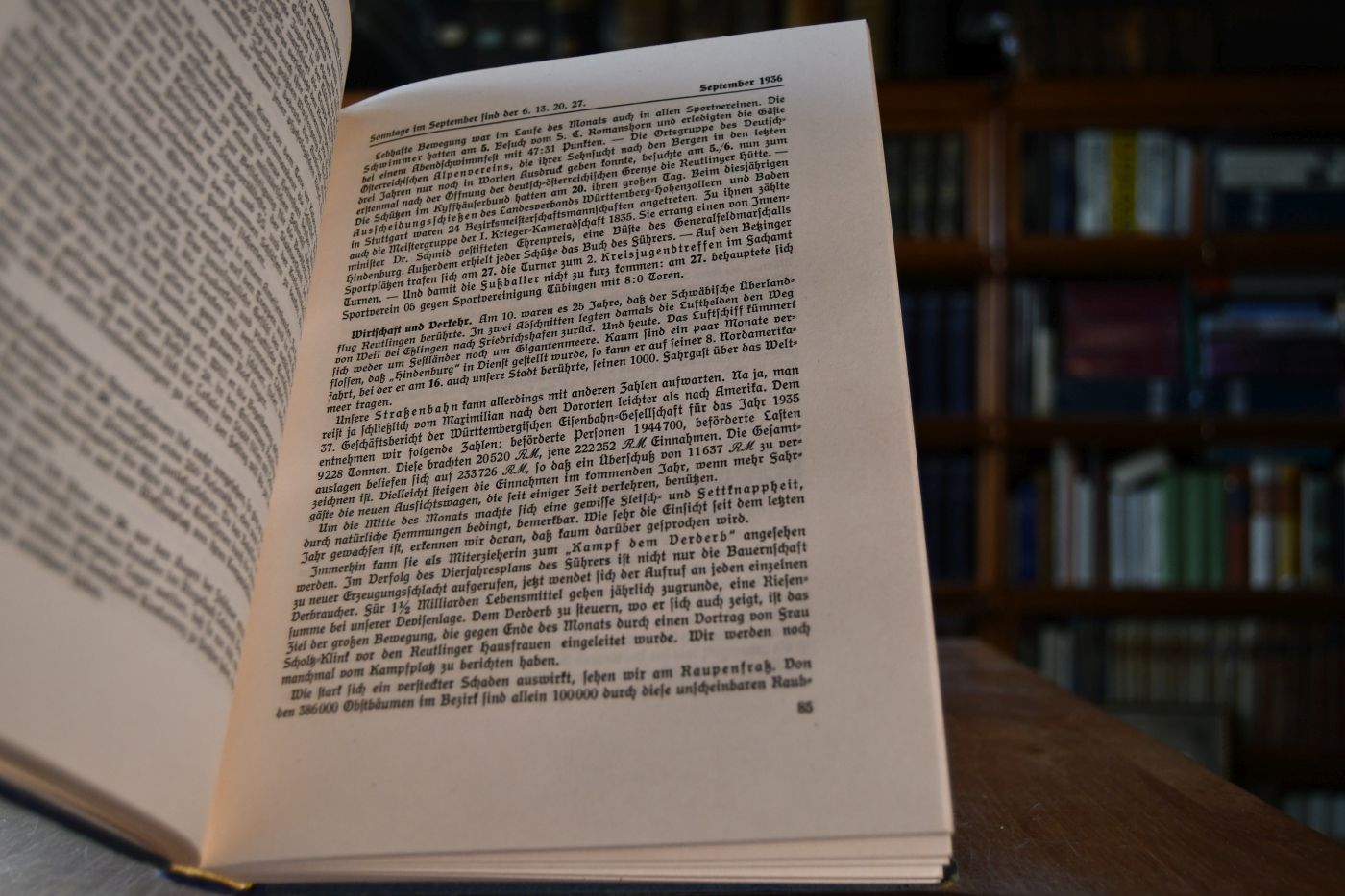 Reutlinger Chronik 1935 - 1939.