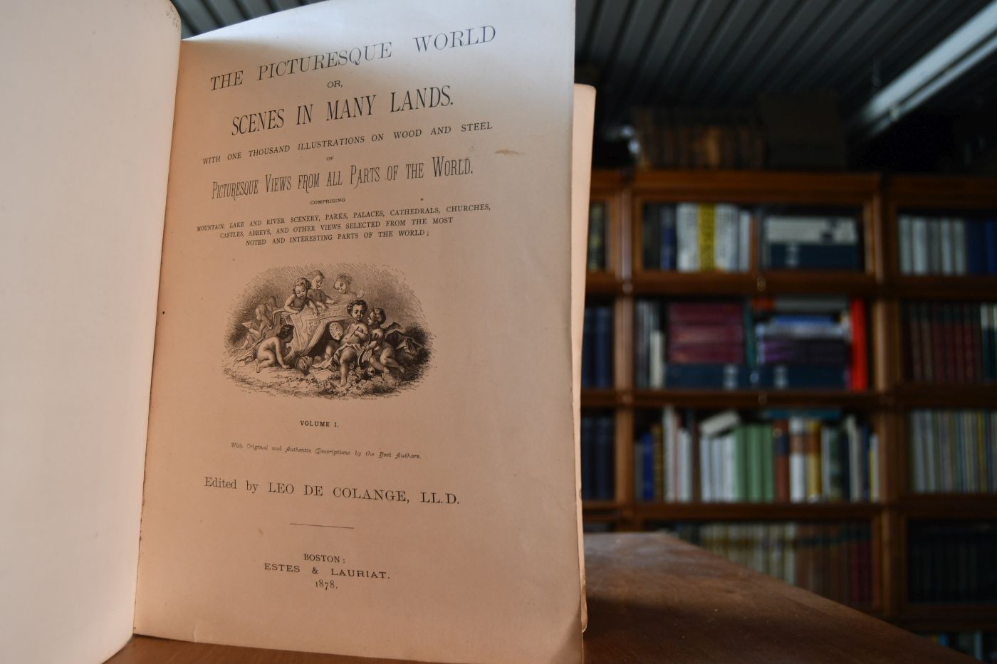 the Pictresque World or Scenes in many Lands. With one thousand Illustrations on wood and steel of picturesque views from all parts of the world. Volume I.
