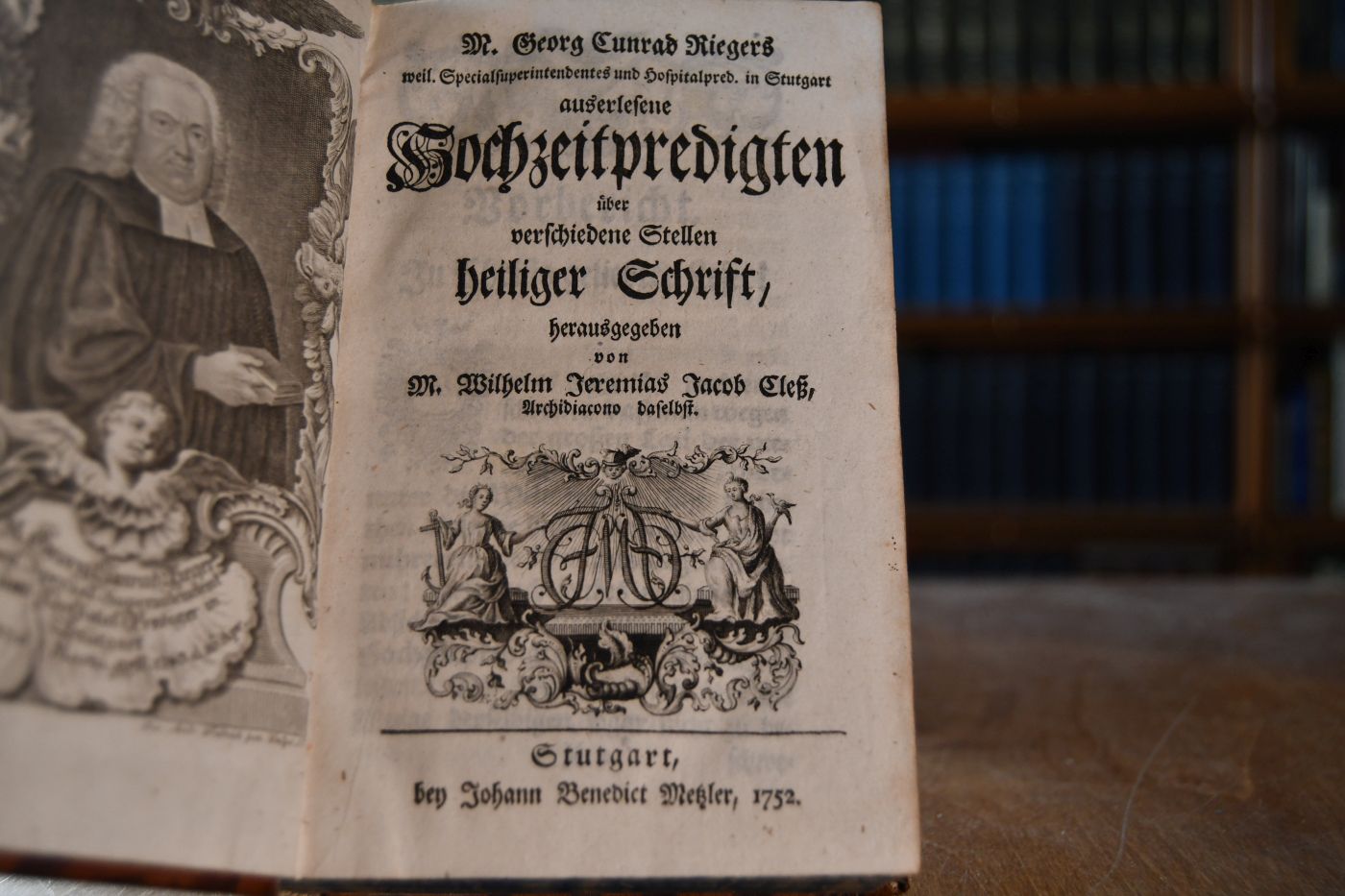 M. Georg Cunrad Riegers weil. Specialsuperintendentes und Hofpred. in Stuttgart auserlesene Hochzeitpredigten über verschiedene Stellen heiliger Schrift.