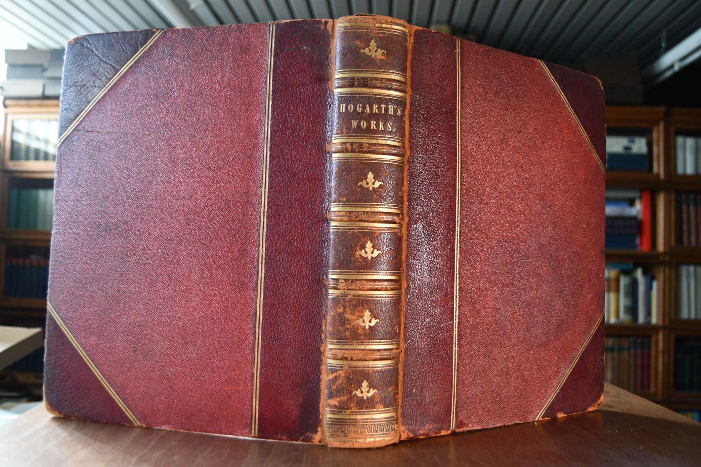 The complete works of William Hogarth in a series of one hundred and fifty steel engravings, from the original pictures. With an introductory essay by James Hannay; and descriptive letterpress by the Rev. J. Trusler and E.F. Roberts.