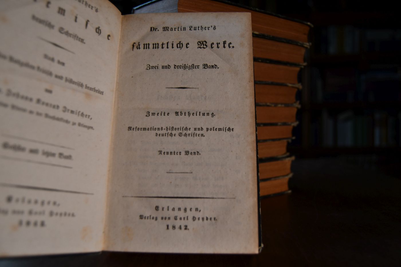 Dr. Martin Luther`s sämmtliche Werke. Dritte Abtheilung Exegetische deutsche Schriften Bde. 1-5, 10.