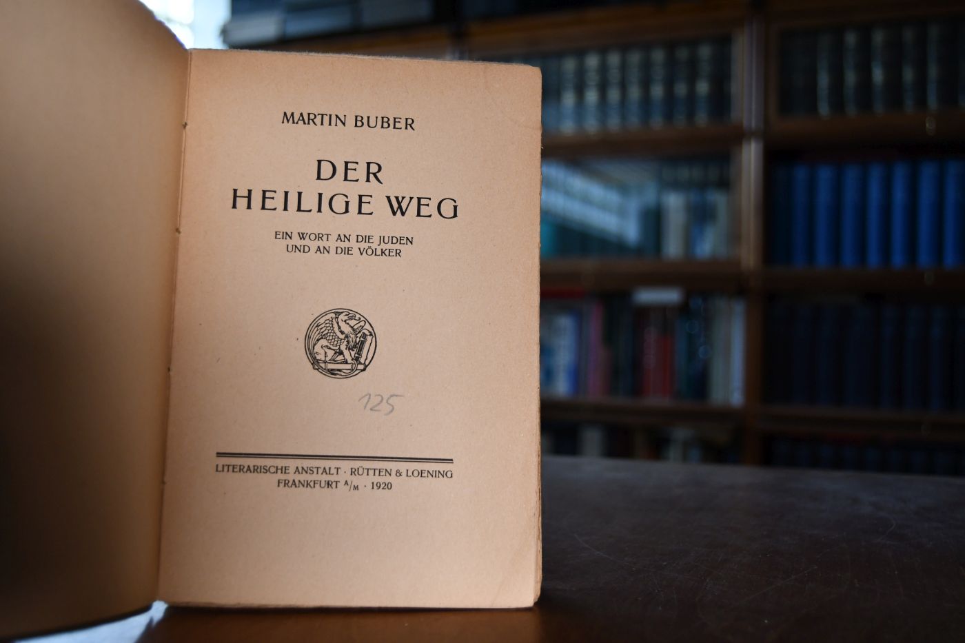 Der Heilige Weg. Ein Wort an die Juden und an die Völker.