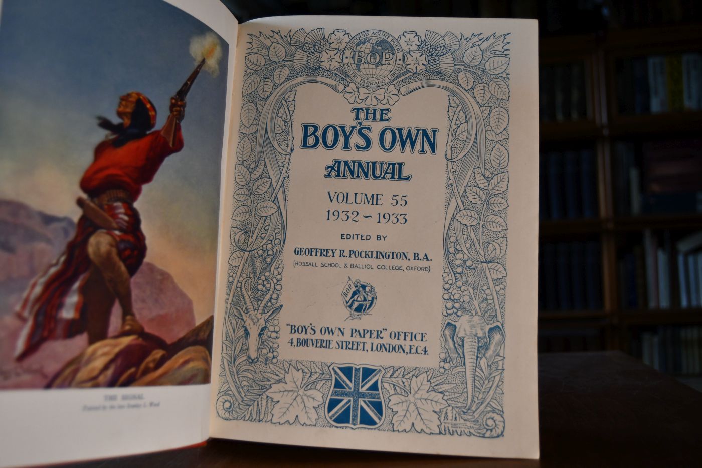 The Boy`s own annual. 55th annual volume, 1932-33.