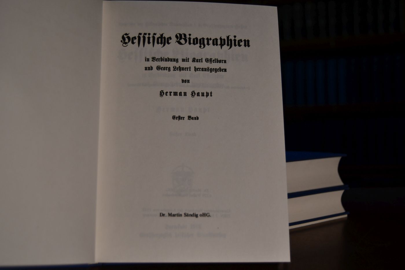 Hessische Biographien. Bde. 1-3.