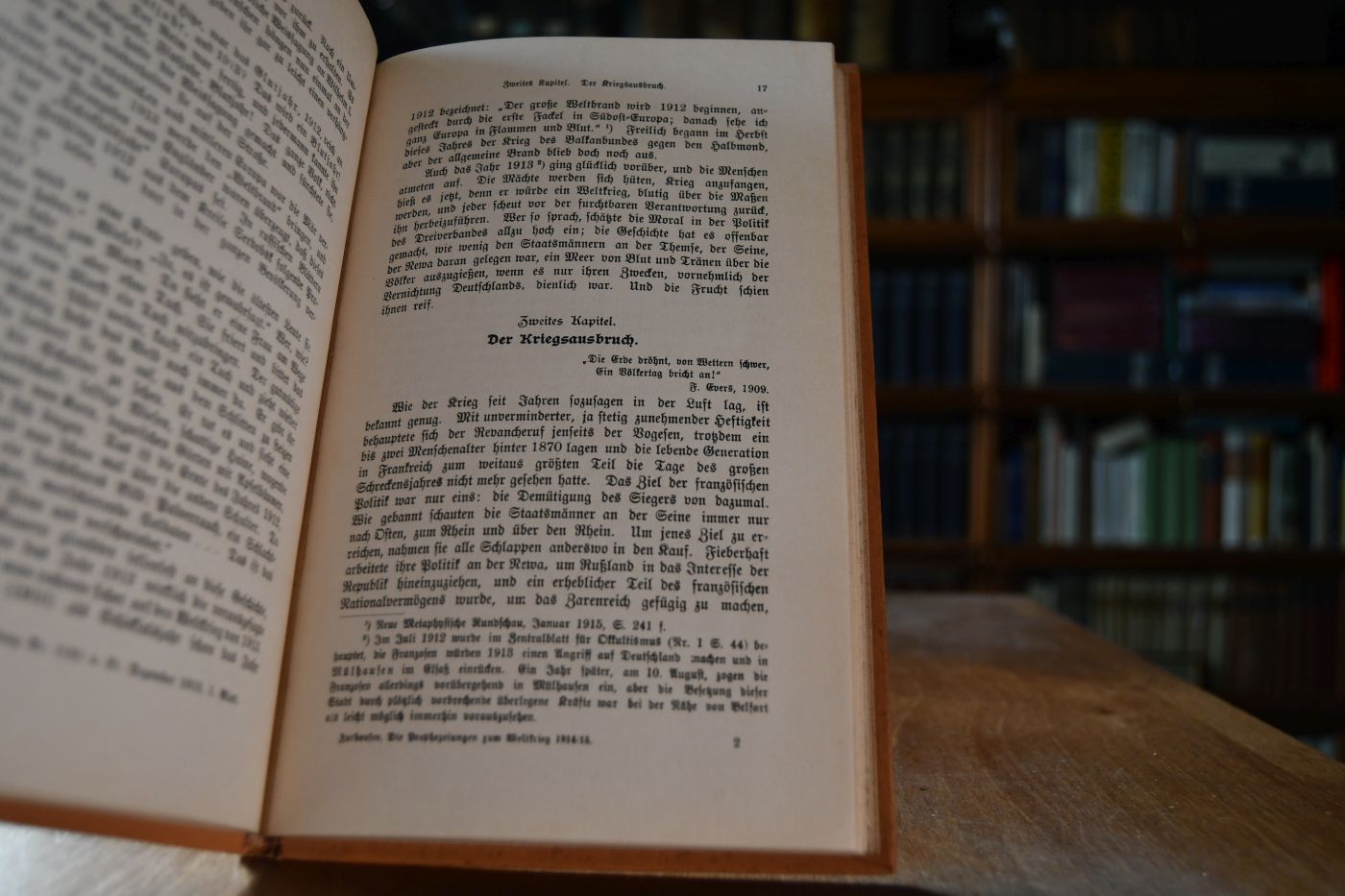 Die Prophezeiungen zum Weltkrieg 1914-1915.