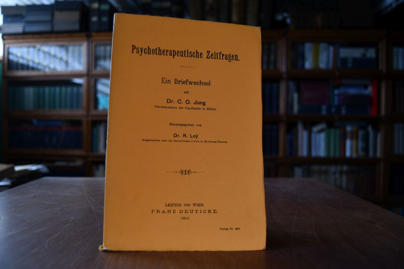 Psychotherapeutische Zeitfragen. Ein Briefwechsel mit C.G. Jung