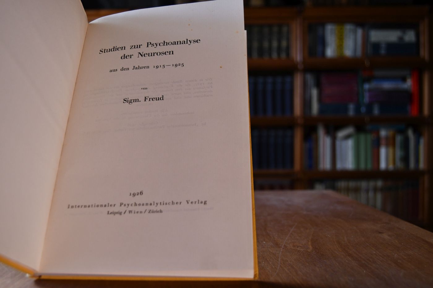 Studien zur Psychoanalyse der Neurosen aus den Jahren 1913-1925.