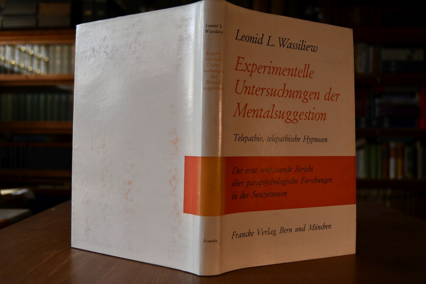 Experimentelle Untersuchungen zur Mentalsuggestion. Telepathie, Telepathische Hypnosen.