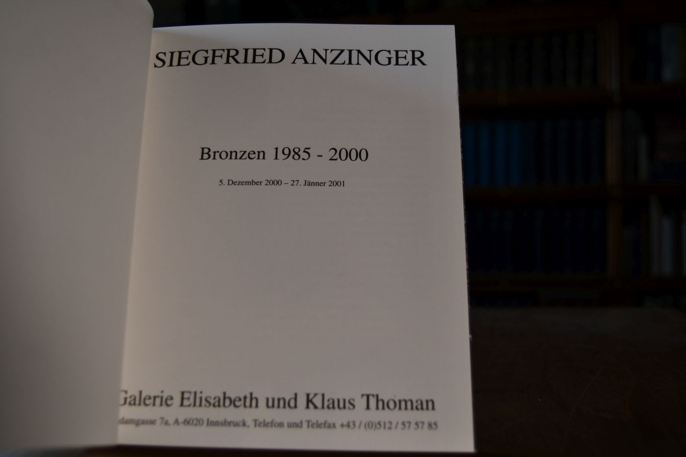 Bronzen 1985-2000.