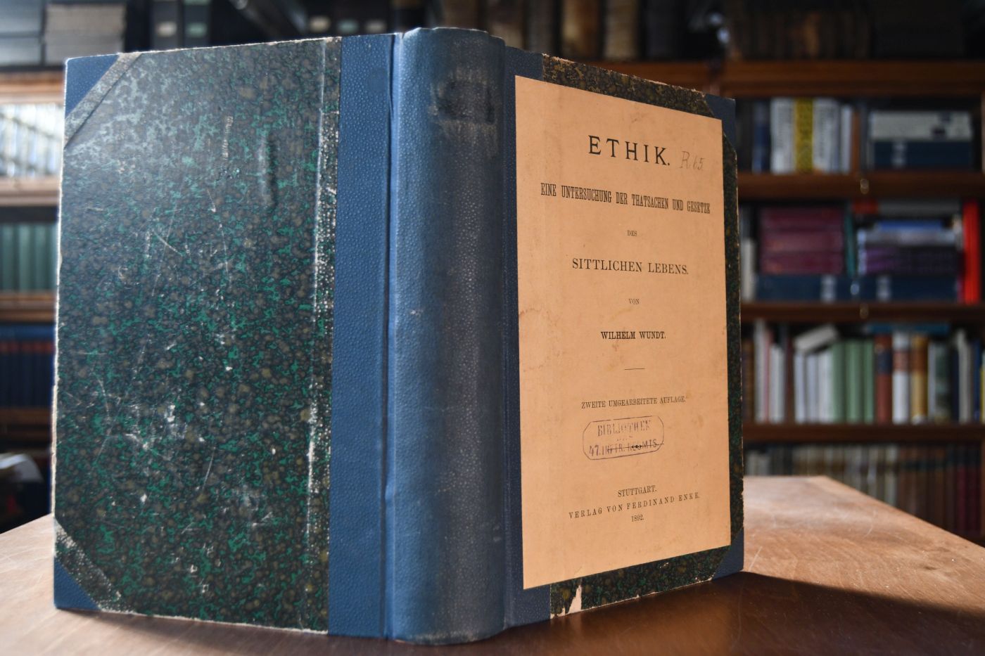 Ethik. Eine Untersuchung der Thatsachen und Gesetze des sittlichen Lebens.