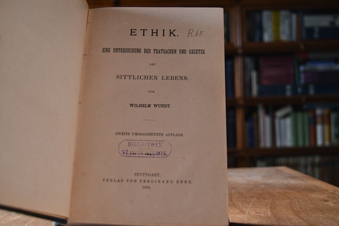 Ethik. Eine Untersuchung der Thatsachen und Gesetze des sittlichen Lebens.