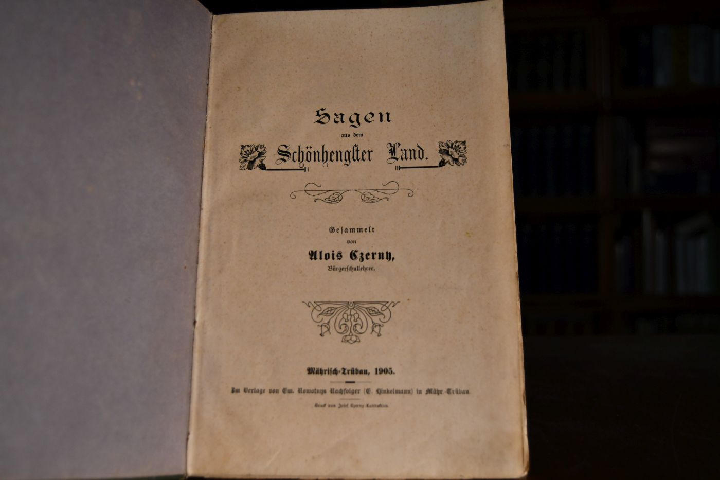 Sagen aus dem Schönhengster Land.