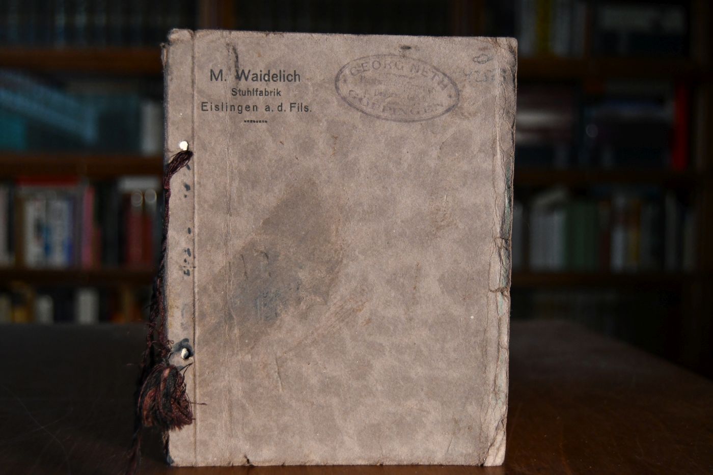 Musterkatalog M. Waidelich, Stuhlfabrik Eislingen a.d. Fils.