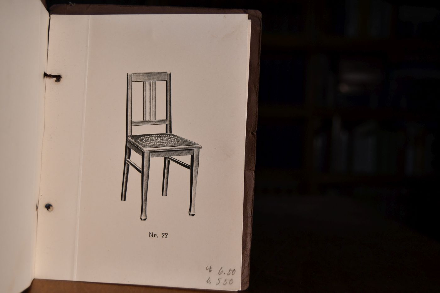 Musterkatalog M. Waidelich, Stuhlfabrik Eislingen a.d. Fils.