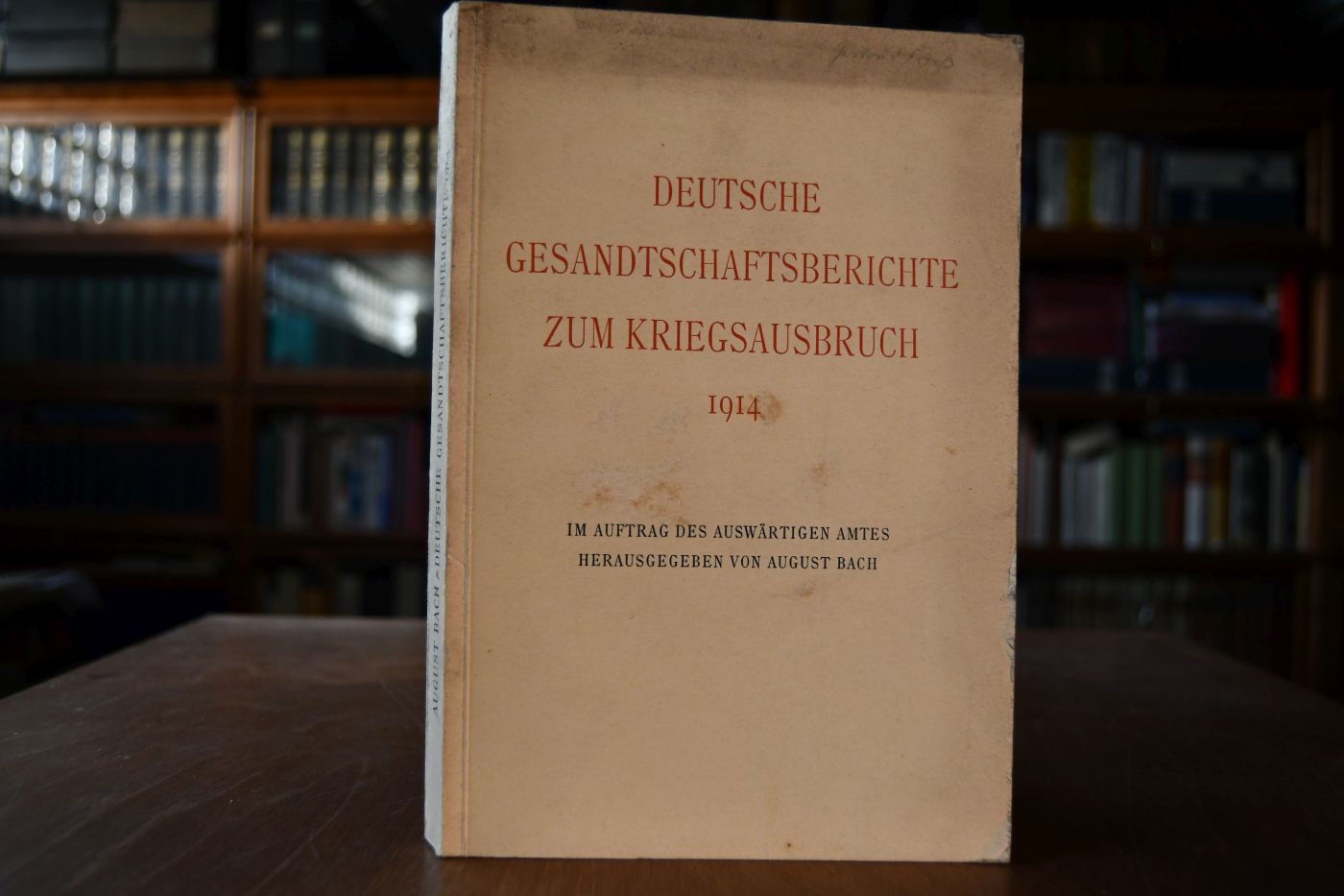 Deutsche Gesanschaftsberichte zum Kriegsausbruch 1914
