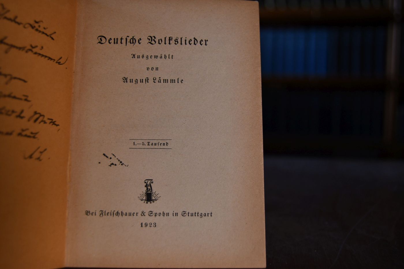 Deutsche Volkslieder.