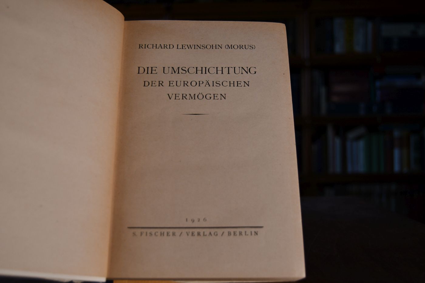 Die Umschichtung der europäischen Vermögen.