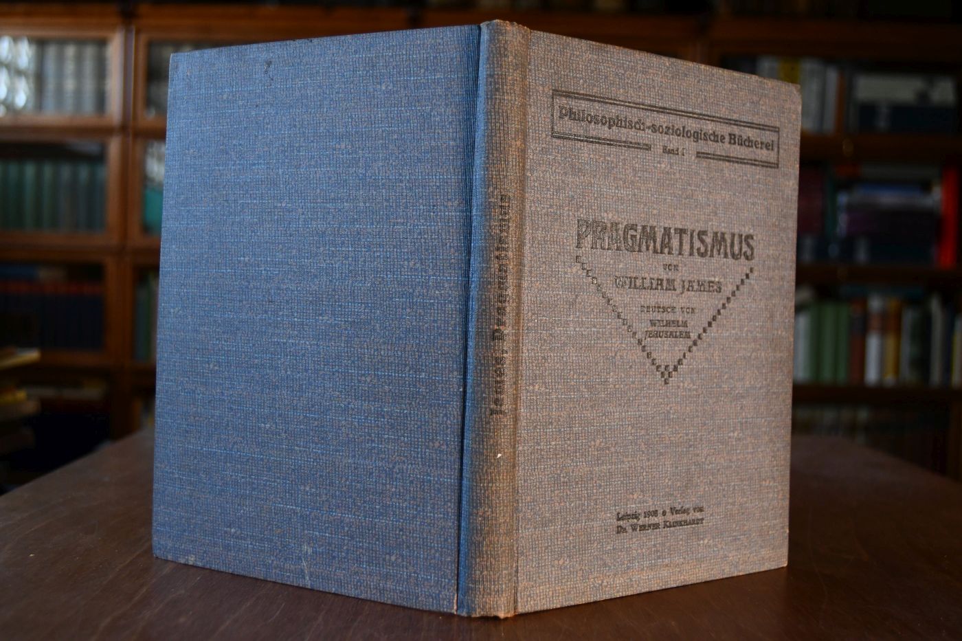 Der Pragmatismus. Ein neuer Name für alte Denkmethoden. Volkstümliche philosophische Vorlesungen.