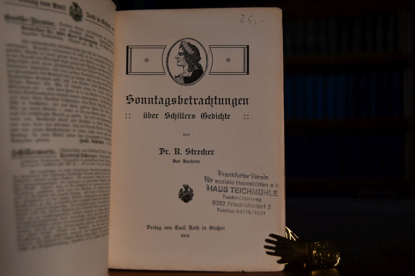Sonntagsbetrachtungen über Schillers Gedichte.