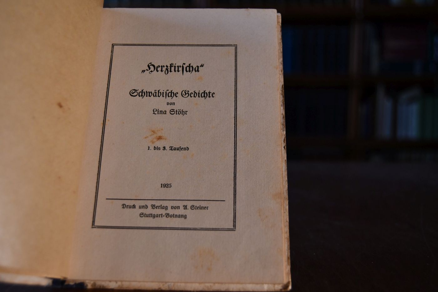Herzkirscha. Schwäbische Gedichte.