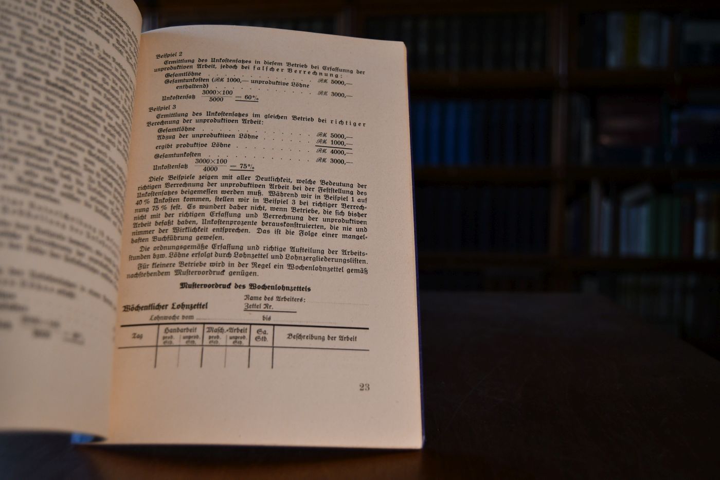 Einfache Buchführung für das Rahmenglaserhandwerk.