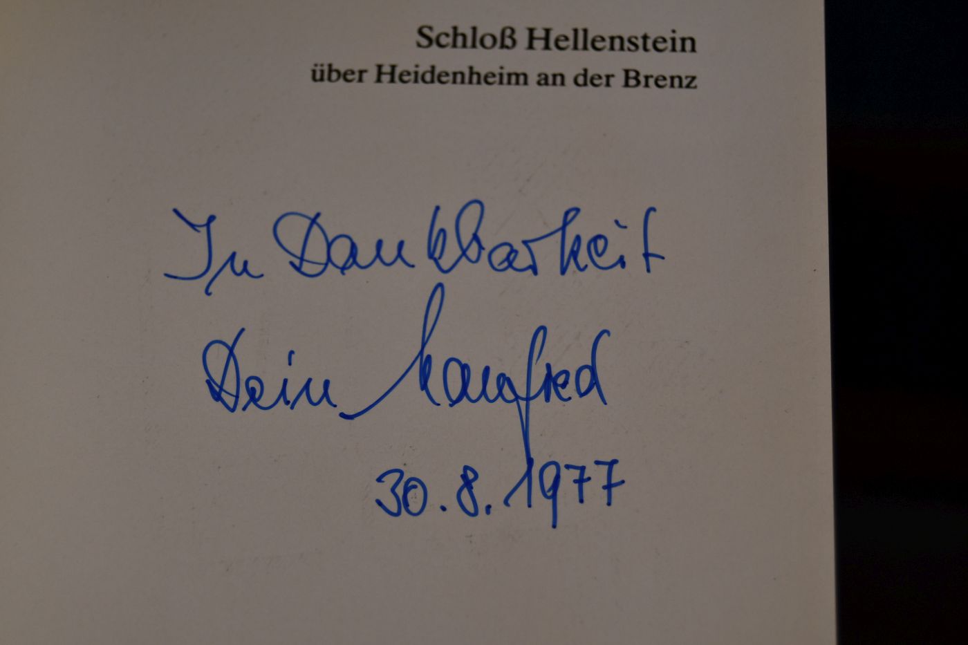 Schloß Hellenstein über Heidenheim an der Brenz. Das Bauwerk, seine Geschichte, das Museum.