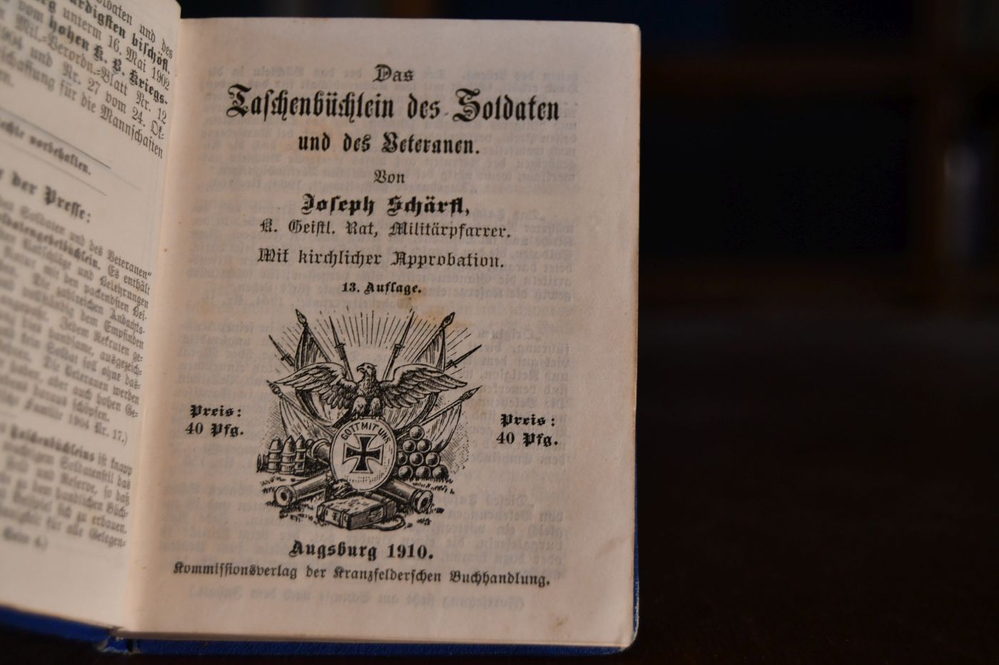 Das Taschenbüchlein des Soldaten und des Veteranen.