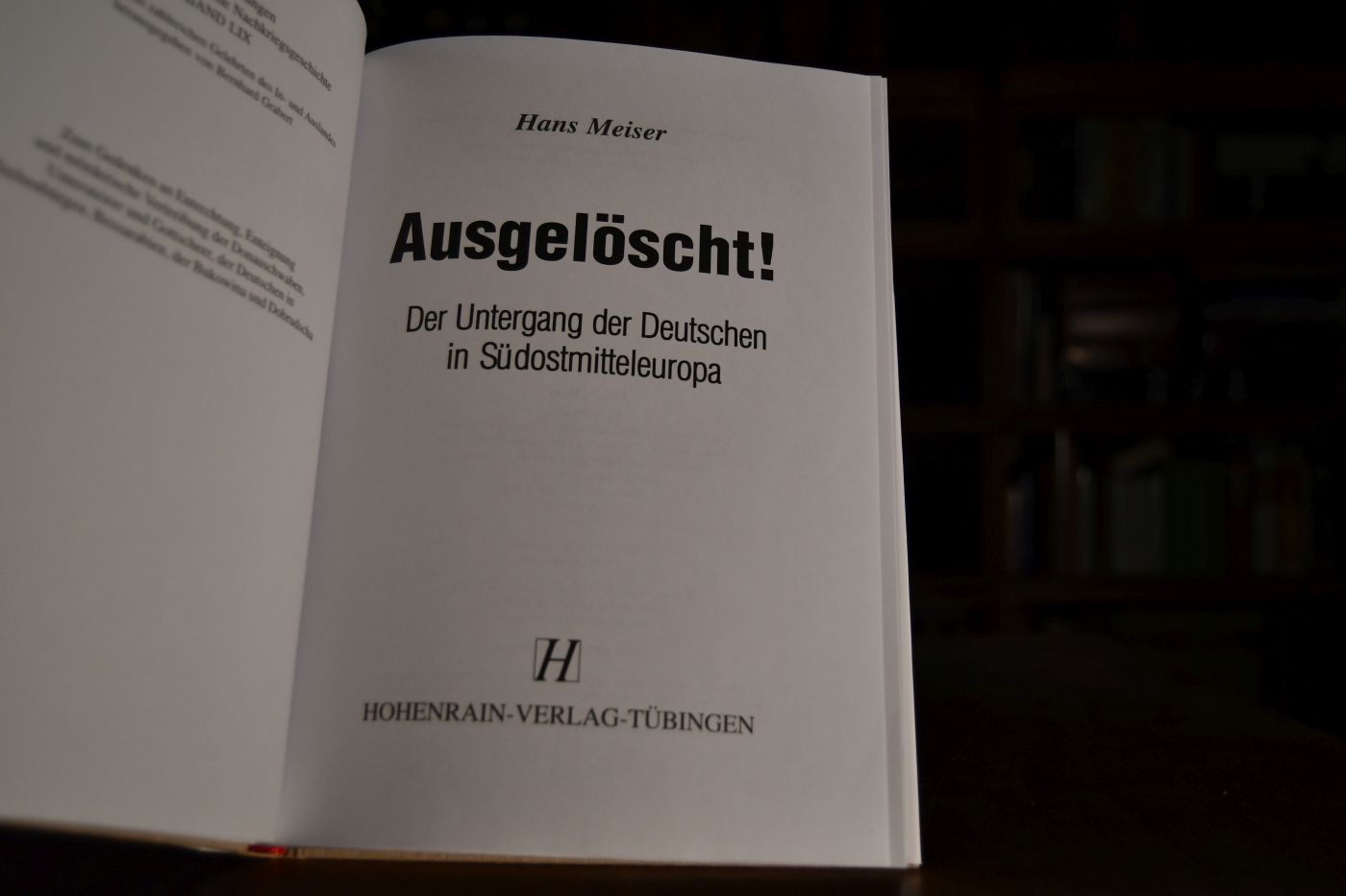 Ausgelöscht! Der Untergang der Deutschen in Südostmitteleuropa.
