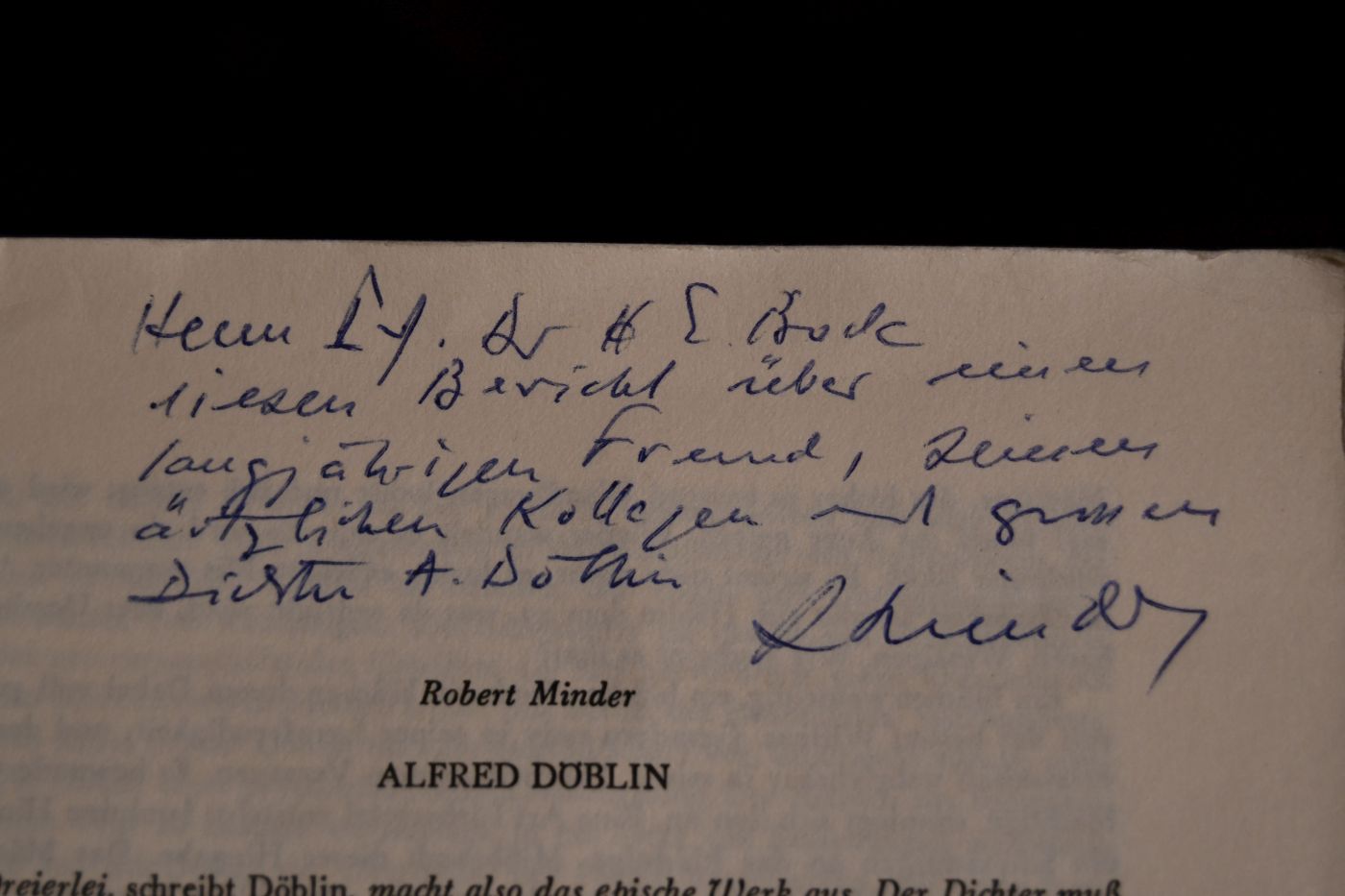 Alfred Döblin.