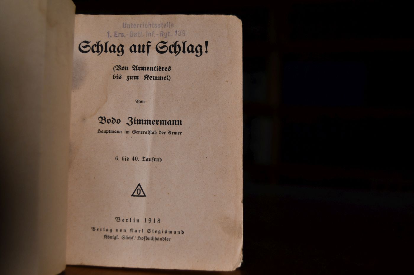 Schlag auf Schlag!