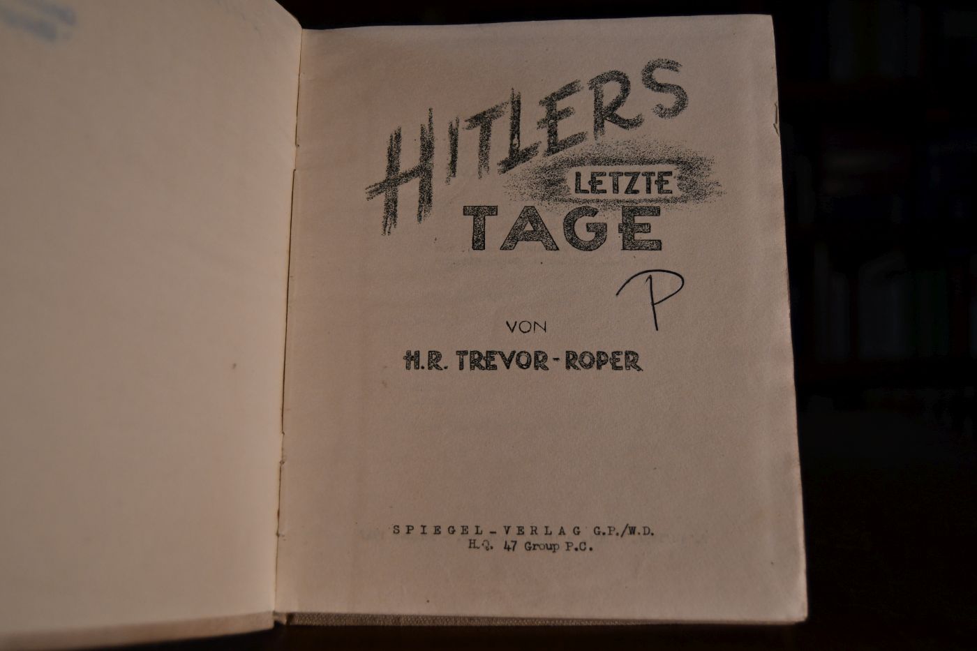 Hitlers letzte Tage.
