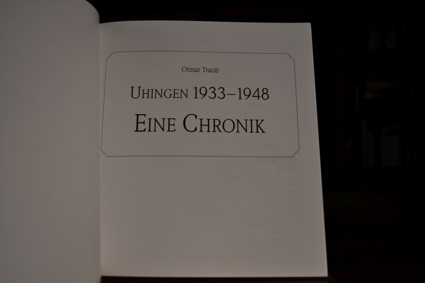Uhingen 1933-1948.Eine Chronik.