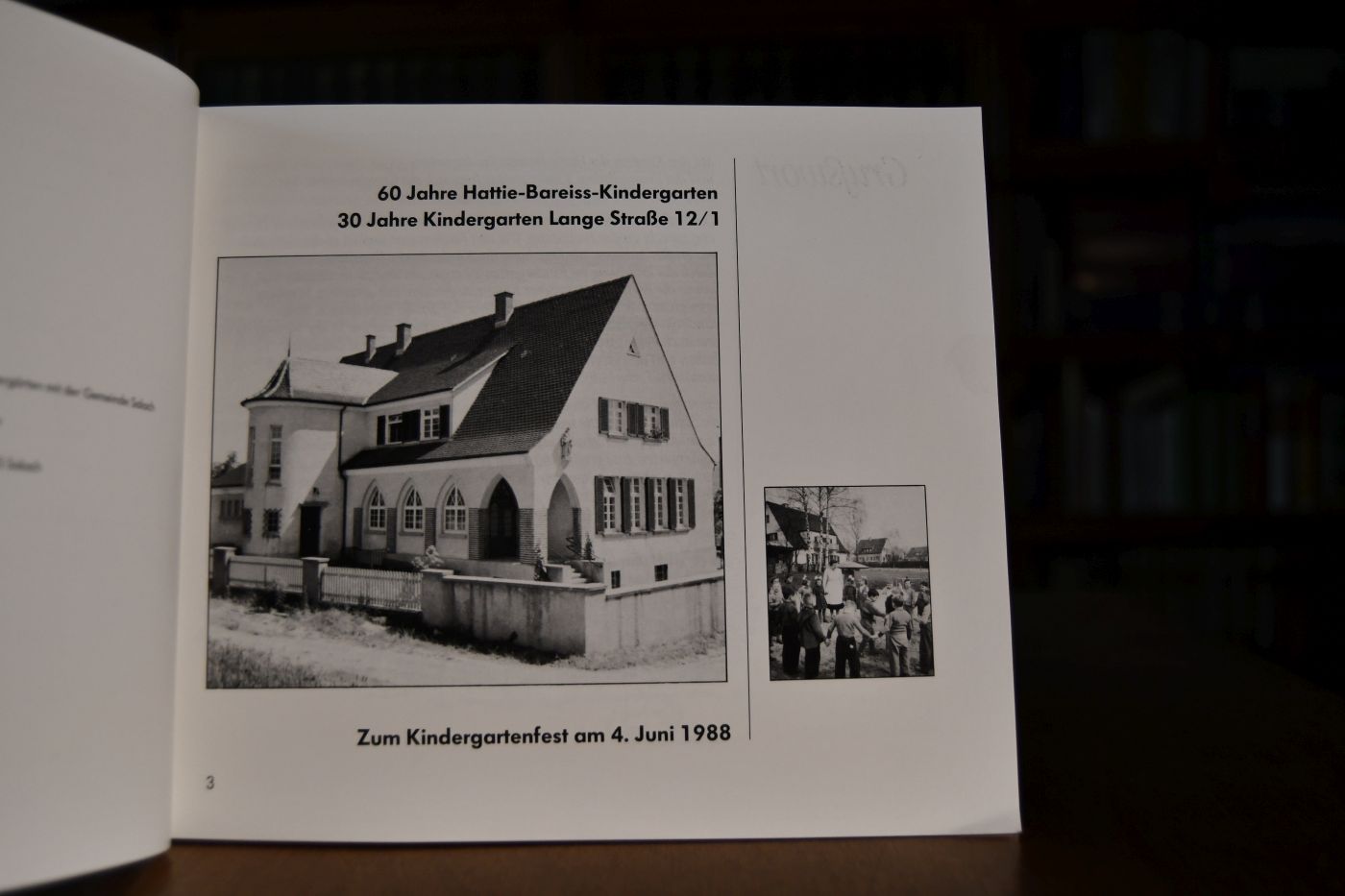 60 Jahre Hattie-Bareiss-Kindergarten. 30 Jahre Kindergarten Lange Straße 12/1.